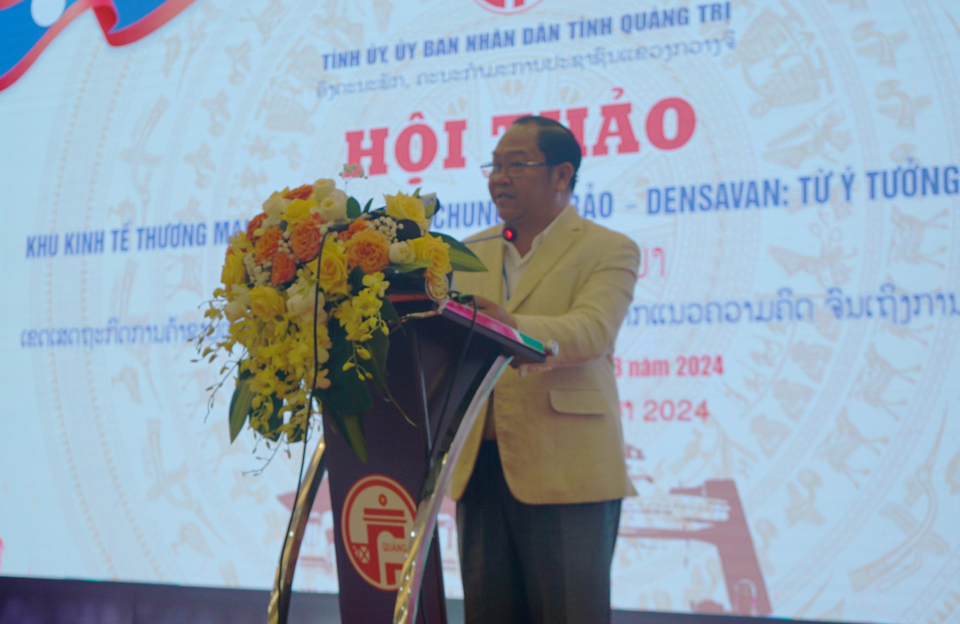 Ph&oacute; Tỉnh trưởng tỉnh Savannakhet Xẻn-xắc Su-ly-xắc khẳng định Ủy ban ch&iacute;nh quyền tỉnh sẵn s&agrave;ng hỗ trợ, hợp t&aacute;c để khu kinh tế thương mại xuy&ecirc;n bi&ecirc;n giới chung Lao Bảo - Densavan ch&iacute;nh thức được th&agrave;nh lập